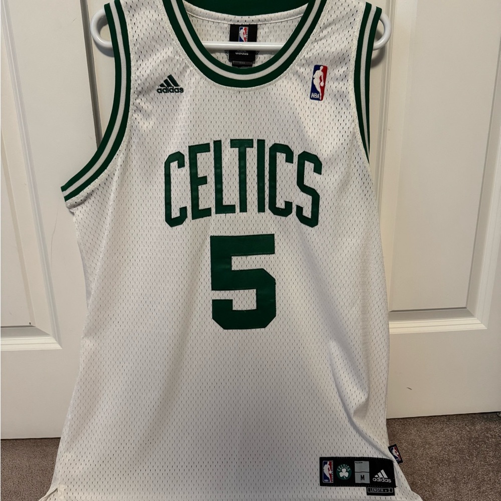 Rare Vintage Adidas White and Green Celtics Gerald Green Jersey!
